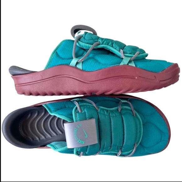 NIKE OFFLINE 3.0 Dark Teal Men’s Size 10.5 LIKE NEW CONDITION 2” Heel Height - Picture 1 of 16